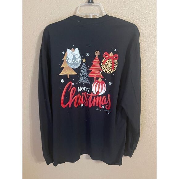 Girlie Girl Originals Christmas T-Shirt Lg - Picture 1 of 5